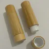 5g bambusowy DIY Design Puste Lip Gloss Container Lipstick Tube Lip Balm Kosmetyczne Opakowania Kontenery