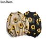 Una Reta Lovely Men Sweater New Autumn Winter Lover Print Sunflower Pullover Men s tröja Pull Homme Loose Sweater Men LJ200916