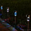 DHL LED Sun Lawn Light Corridoio inossidabile Lampada da giardino per esterni Lampade solari colorate ad energia solare