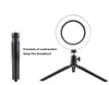 6inch 16cm Mini LED Desktop Video Ring Light Selfie Lamp With Tripod Stand USB Plug For YouTube Live Photo Photography Studio