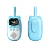 2 PC / Box Oryginalny Kids Walkie Talkie Akumulator 1000mAh Handheld 0.5W 3km Radio Transceiver Interphone Dzieci Zabawki Prezent W magazynie