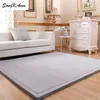 SongKAum Coral fleece Thicken Large Carpets Solid simple child Non-slip Tatami customizable Mats Bedroom Home Lving Room Rug 201225