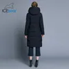 ICEbear nouvelle veste d'hiver pour femmes de haute qualité simple manchette conception coupe-vent chaud femme manteaux marque de mode parka GWD18150 201217