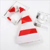 Stripe Christmas Hats Funny Party Hats Long Striped Plush Hat Santa Claus Holiday Strips Cap Xmas Décorations Accessoire BH4318 TYJ