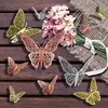 12pcs/Lot Christmas 3D Effect Crystal Butterflies Wall Sticker Beautiful Butterfly for Christmas Tree Home Decoration