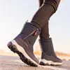 shoes warm plush snow waterproof nonslip winter Women zip platform boots size 3645 Y200915