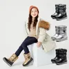 أحذية 30 ٪ حقيقية الصوف الشتاء دافئ الأطفال أحذية مقاومة للماء الثلج -30 درجة تبقي الفتيات الأولاد الأطفال 221007