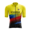 2022 NIEUWE Bright Ecuador Topkwaliteit Wielertrui met korte mouwen Pro Team Road Mtb Kleding5532472