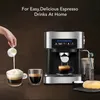 Espresso Cappuccino Latte ve Mocha Süt Frother Wand ile 20 Bar İtalyan Tipi Espresso Kahve Makinası'nı FreeShipping