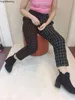 Coréen Streetwear Mode Plaid Vintage Slim Harem Cheville Sexy Pantalon D'été Femmes Pantalon Étudiant Fille Taille Haute Dames Élégantes T200727