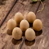 Ostern gemalte hölzerne Ei-Simulation DIY handgemalte hölzerne Ei-Kinder-Kindergarten-Malerei-Werkzeuge Ostern-Geschenk 10pcs / lot