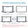 Double Din Car Radio Fascia for 2011 Toyota Venza Stereo Install DVD Frame Panel Plate Installation kit Cover Trim High Quality