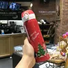 17oz Natal desenhos animados impressão garrafas Papai Noel boneco de neve alk dupla parede isolada garrafa térmica promocional beber flasks de vácuo garrafa de água