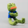 Cartoon Pepe Sad Frog Plush Toy Soft Stuffed Animal Doll 17 "42 cm Barn present LJ201126