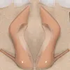 유럽과 미국의 패션 검은 반짝 뾰족한 특허 가죽 숙녀 높은 heels.Sexy 휴일 파티 결혼식 하이힐 여성 + BOX에 대한