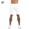 Męskie szorty fitness dżinsowe szorty Czarne wysokiej talii Roszed letnie dżinsy dla mężczyzn marka marki plus casual streetwear DK03 LJ2009295R