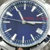 Speciaal gemaakt waterdicht horloge Bestverkochte mode-horloges heren 41 mm 4500 V blauwe wijzerplaat Mechanisch transparant automatisch saffier2814