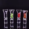 Smoking Accessories 48mm Mini Glass Filter Tips with Flat Round Mouth for Tobacco Dry Herb Rolling Papers oil burner pipe Dab Oil Rigs