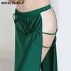 2020 Profesyonel Oryantal Dans Kostüm Yeşil Dans Arap Kostüm Uygulama Giyim Bellydancing Top Split Etek Set1