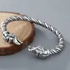 Bracelet Antique torsadé Gryphon bracelets pour hommes Viking slave mythique Animal Punk noël fête d'anniversaire bijoux cadeau