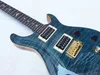 Personalizado Océano Azul Guitarra eléctrica Flamed Maple Top Reed Smith Guitar Guitar Gold Hardware China Guitarras Envío gratis