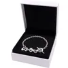 Nouveau 100% Authentique 925 Bracelet En Argent Pour Les Femmes Top Qualité De Luxe Conception Bijoux Perles Charme Bracelets Fit Pandora Charms Avec Boîte Amant Cadeau