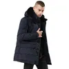 Nouveaux hommes veste d'hiver longue Parka manteaux Casaco Jaqueta Masculino épaissir chaud coton survêtement col de fourrure manteau Parkas Chaqueta