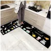 Modern Anti-Slip Home Cozinha Mat Mat Quarto Dos Desenhos Animados Macio Sólido Tapete Corredor Absorção Capacitação Entrada Entrada Hotel Carpet 201116