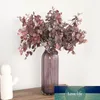 Outono estilo eucalipto folha simulação de silk plantas de seda flowers flowers vaso festa de mesa vaso flor vaso flor decoração
