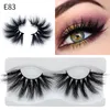 100 Real Mink eyelash 25MM 3D Makeup lash Soft Natural Long make up Thick Dramatic Fake eyelashes extension Beauty Tools 15 styles1866496