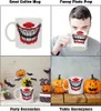 Grande tasse Halloween 20 onces cadeaux de visage de clown photo Prop Décorations Thé Coupe HH9-3354 Céramique