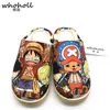 Pantofole invernali per la casa Rufy uomo donna pantofole peluche Pantofole cartoni animati giapponesi Anime ONE PICE pantufa zapatillas Y200106