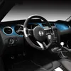 Alcantara Dashboard Gösterge Tablosu Araba Etiketler Trim Kapak İç Kalıp Dekoratif Ford Mustang 2009-2013 için Şeritler