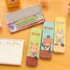 Kalem Kılıfları 1 PCS KAWAII DEMİR TINPLATE Yaratıcı Kırtasiye Box Ofis Kılıfı Öğrenciler Okul Malzemeleri Depolama Vakası1