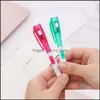 Ballpoint Pens Writing Supplies Office & School Business Industrial Mtifunction Pen Led Novelty Illuminated Stationery Ball-Pen With Light C