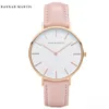 Ladies leather watches Women gold watch Famous Brand Cute Female Clock Quartz Wrist fashion watch black brand Montre Femme 201119236o