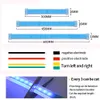 2 SZTUK Car Running Light Light Multicolor Kolorowe DRL LED Strip Auto Turn Signal Lampka do reflektorów 12 V Sekwencyjne płynie