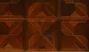 Kırmızı Merbau Ahşap Döşeme Parke Kaçakçı Tasarlanmış Sanat Parke Madalyon Kakma Kiremit Yatak Odası Duvarlar Oturma Odası TV Backdrop Ahşap Zemin Panelleri Dekor Tavan