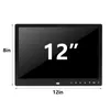 12inch HD HD Digital Photo Frame Motion Sensor LED Bilderrahmen mit drahtloser Fernbedienung Musik MP3 Video MP4