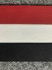 313 Bästa röda toppkvalitet äkta läder med låda klassiska bokstav svart vit brun rutnät män bälte wai