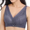 Meizime sexy colete top bh sutiãs para mulheres lace bralette plus size bcd brassiere menina floral reunir 36 38 40 42 44 46 profundo v fino 201202