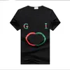 22SS Designer Letter Printed T Shirts Moda High Street Mangas Curtas Summer Casual T-Shirt Respirável Masculino Feminino T-shirts Decote Tripulado##081