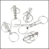 Portachiavi Accessori di moda Chiave Pl-Apart a sgancio rapido premium Rimovibile Pratico portachiavi Accessorio portachiavi staccabile con due divisioni