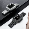 Für die Apple Watch Series 7 6 5 4 SE Luxus Premium Edelstahl Schutzhülsenbandbandbandabdeckung iWatch 44 mm 45 mm 40 mm 41 mm