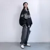 2022 Ladies Plus Tamaño Jacket Versión coreana suelta más terciopelo Sweater grueso Estudiante INS Béisbol Uniforme Tide Hombres Mujeres Abrigos