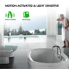 PIR Motion Sensor Toalettstol Nattljus 8 Färger Vattentät Bakgrundsbelysning för duschrum LED LUMMATIEN LAMP