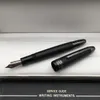 Luxe MSK-149 Black Resin Classic Fountain Pen voor 4810 Iridium NIB Office School levert Hoge kwaliteit Schrijven Inkt Pennen met serienummer