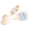 Adult High Stretch Ballet Shoes Canvas Ballet Dance Slippers Split Sole Ballerina Slip On Practice Shoes For Dancing