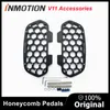 Pédales en nid d'abeille de scooter auto-équilibrant d'origine pour pièce de monocycle INMOTION V11 nouveaux accessoires de pédale élargis