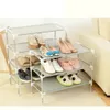 New Non-woven Fabric Storage Shoe Rack Hallway Cabinet Organizer Holder 2 3 4 5 6 Layers Select Shelf DIY Home Furniture 201109256F